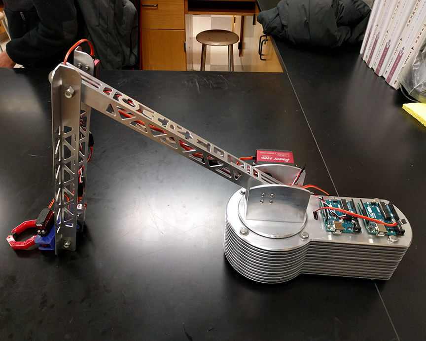 Assembled robot arm
