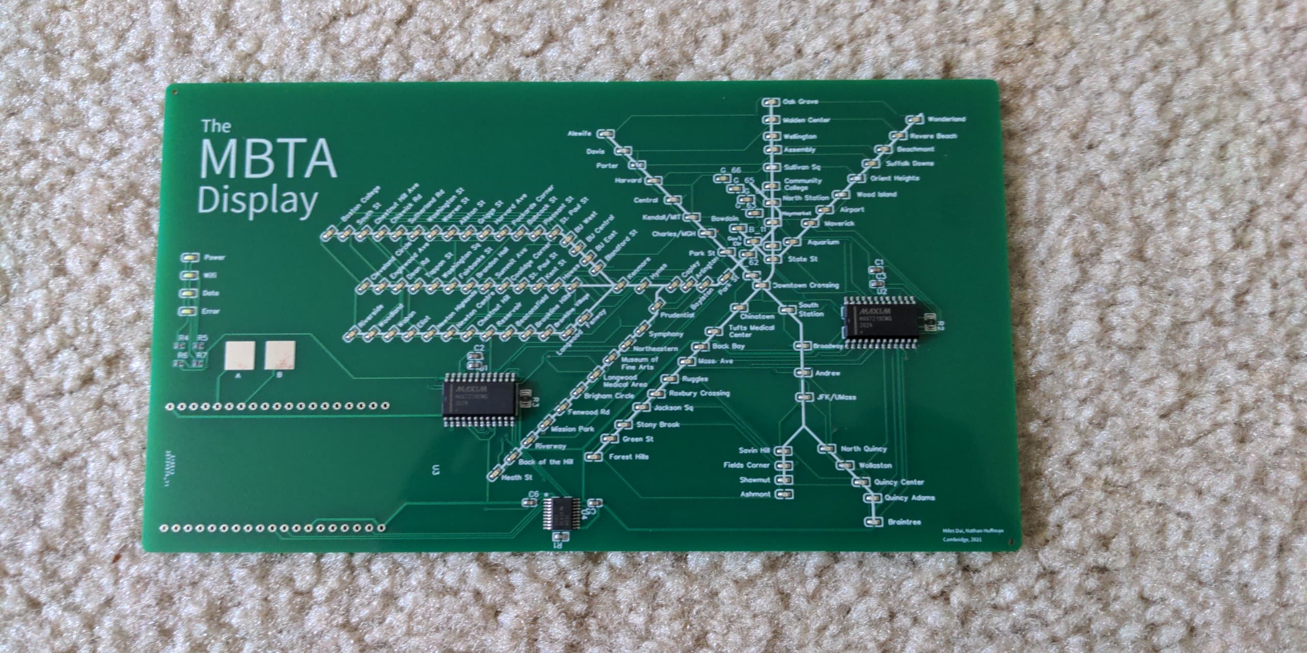 MBTA Display - JLCPCB SMT Assembly